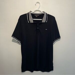 Michael Kors Black Polo with White Trim